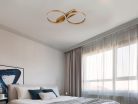 LED design mennyezeti lámpa 60W, 4300 lm, 3000K-6500K, IP20, fém-akril arany - J3362/G