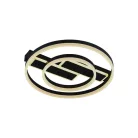 LED design mennyezeti lámpa 80W, 6200 lm, 3000K-6500K, IP20, fém-akril fekete - J3363/B