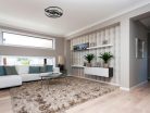 LED design mennyezeti lámpa 80W, 6200 lm, 3000K-6500K, IP20, fém-akril fekete - J3363/B