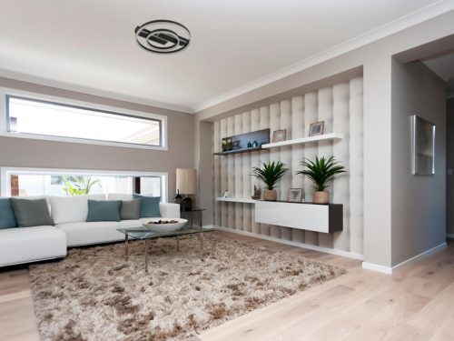 LED design mennyezeti lámpa 80W, 6200 lm, 3000K-6500K, IP20, fém-akril fekete - J3363/B