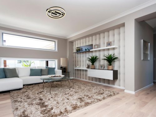 LED design mennyezeti lámpa 80W, 6200 lm, 3000K-6500K, IP20, fém-akril fekete - J3363/B