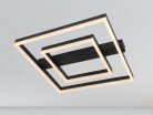 LED design mennyezeti lámpa 70W, 5200 lm, 3000K-6500K, IP20, fém-akril fekete - J3365/B