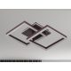 LED design mennyezeti lámpa 80W, 6200 lm, 3000K-6500K, IP20, fém-akril barna - J3366/BR