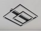 LED design mennyezeti lámpa 95W, 7000 lm, 3000K-6500K, IP20, fém-akril fekete - J3367/B