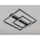 LED design mennyezeti lámpa 95W, 7000 lm, 3000K-6500K, IP20, fém-akril fekete - J3367/B