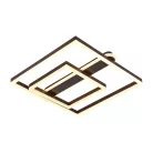 LED design mennyezeti lámpa 95W, 7000 lm, 3000K-6500K, IP20, fém-akril - J3367/BR