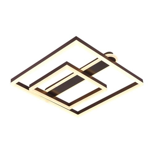 LED design mennyezeti lámpa 95W, 7000 lm, 3000K-6500K, IP20, fém-akril - J3367/BR