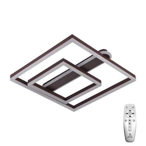 LED design mennyezeti lámpa 95W, 7000 lm, 3000K-6500K, IP20, fém-akril - J3367/BR