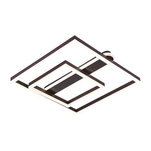 LED design mennyezeti lámpa 95W, 7000 lm, 3000K-6500K, IP20, fém-akril - J3367/BR