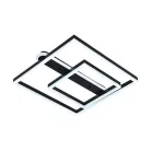 LED design mennyezeti lámpa 95W, 7000 lm, 3000K-6500K, IP20, fém-akril fekete - J3367/B