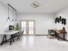 LED design mennyezeti lámpa 95W, 7000 lm, 3000K-6500K, IP20, fém-akril fekete - J3367/B