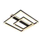 LED design mennyezeti lámpa 95W, 7000 lm, 3000K-6500K, IP20, fém-akril fekete - J3367/B