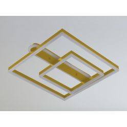   LED design mennyezeti lámpa 95W, 7000 lm, 3000K-6500K, IP20, fém-akril - J3367/G