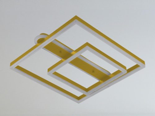 LED design mennyezeti lámpa 95W, 7000 lm, 3000K-6500K, IP20, fém-akril - J3367/G