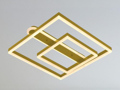 LED design mennyezeti lámpa 95W, 7000 lm, 3000K-6500K, IP20, fém-akril - J3367/G
