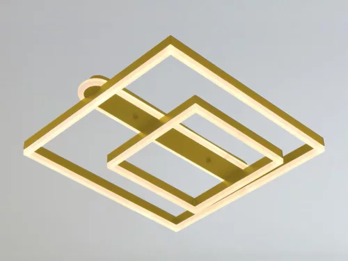 LED design mennyezeti lámpa 95W, 7000 lm, 3000K-6500K, IP20, fém-akril - J3367/G