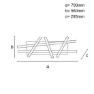 LED design mennyezeti lámpa 60W 2900lm 3000K–6500K IP20 - J3370/BCH
