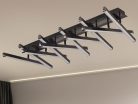 LED design mennyezeti lámpa 125W, 5800lm, 3000K-6500K, RF 2,4GHz vezérlés, IP20, 1060x630x150mm - J3