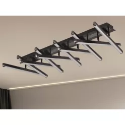   LED design mennyezeti lámpa 125W, 5800lm, 3000K-6500K, RF 2,4GHz vezérlés, IP20, 1060x630x150mm - J3