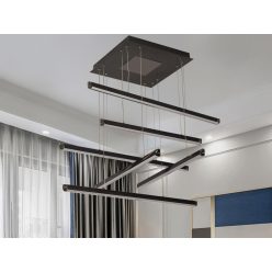   LED design mennyezeti lámpa 100W, 5200lm, 3000K-6500K, RF 2,4GHz vezérlés, IP20, 800x800mm - J3373/B