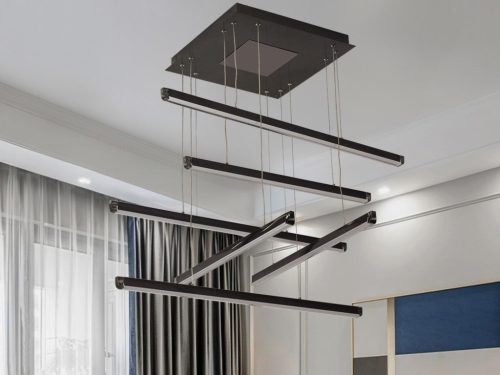 LED design mennyezeti lámpa 100W, 5200lm, 3000K-6500K, RF 2,4GHz vezérlés, IP20, 800x800mm - J3373/B