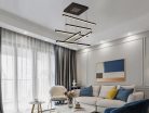 LED design mennyezeti lámpa 100W, 5200lm, 3000K-6500K, RF 2,4GHz vezérlés, IP20, 800x800mm - J3373/B