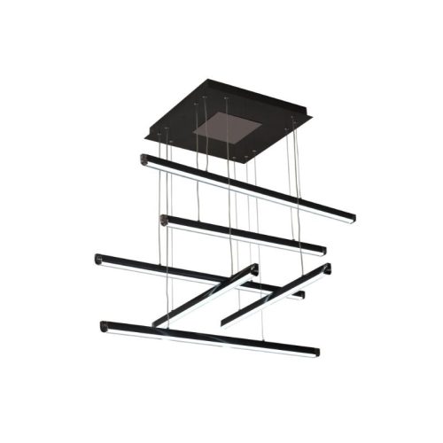 LED design mennyezeti lámpa 100W, 5200lm, 3000K-6500K, RF 2,4GHz vezérlés, IP20, 800x800mm - J3373/B