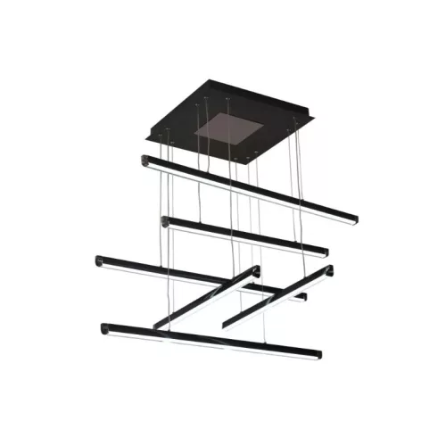 LED design mennyezeti lámpa 100W, 5200lm, 3000K-6500K, RF 2,4GHz vezérlés, IP20, 800x800mm - J3373/B