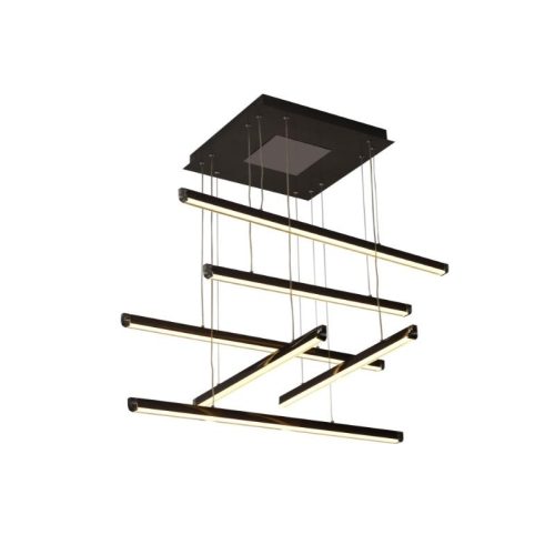 LED design mennyezeti lámpa 100W, 5200lm, 3000K-6500K, RF 2,4GHz vezérlés, IP20, 800x800mm - J3373/B
