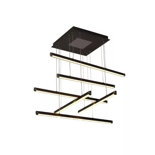 LED design mennyezeti lámpa 100W, 5200lm, 3000K-6500K, RF 2,4GHz vezérlés, IP20, 800x800mm - J3373/B