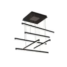 LED design mennyezeti lámpa 100W, 5200lm, 3000K-6500K, RF 2,4GHz vezérlés, IP20, 800x800mm - J3373/B