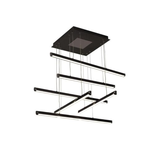 LED design mennyezeti lámpa 100W, 5200lm, 3000K-6500K, RF 2,4GHz vezérlés, IP20, 800x800mm - J3373/B
