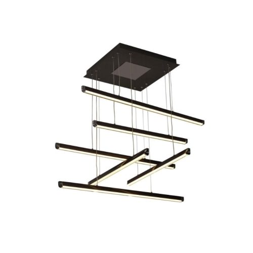 LED design mennyezeti lámpa 100W, 5200lm, 3000K-6500K, RF 2,4GHz vezérlés, IP20, 800x800mm - J3373/B