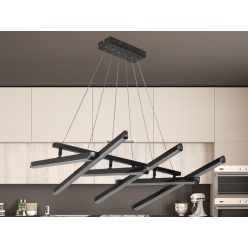   LED design mennyezeti lámpa 75W, 3300lm, 3000K-6500K, RF 2,4GHz vezérlés, IP20, 800x600mm - J3374/BC