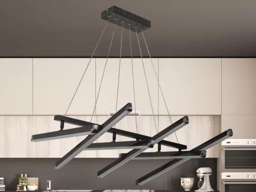 LED design mennyezeti lámpa 75W, 3300lm, 3000K-6500K, RF 2,4GHz vezérlés, IP20, 800x600mm - J3374/BC