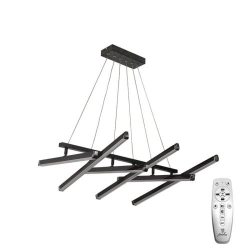 LED design mennyezeti lámpa 75W, 3300lm, 3000K-6500K, RF 2,4GHz vezérlés, IP20, 800x600mm - J3374/BC