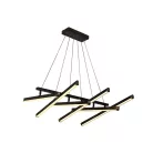 LED design mennyezeti lámpa 75W, 3300lm, 3000K-6500K, RF 2,4GHz vezérlés, IP20, 800x600mm - J3374/BC