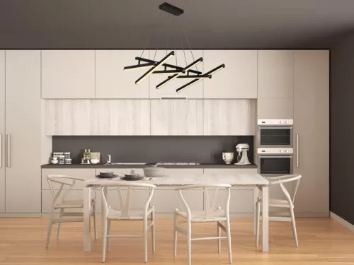 LED design mennyezeti lámpa 75W, 3300lm, 3000K-6500K, RF 2,4GHz vezérlés, IP20, 800x600mm - J3374/BC