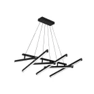 LED design mennyezeti lámpa 75W, 3300lm, 3000K-6500K, RF 2,4GHz vezérlés, IP20, 800x600mm - J3374/BC