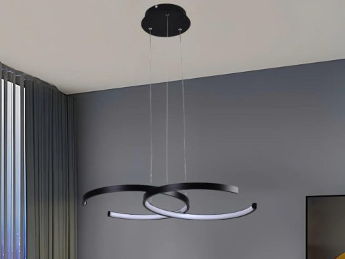 LED Design függesztett lámpa 50W, 4200 lm, 3000K–6500K, 620x410 mm - J4300/B