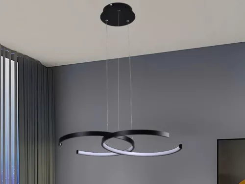 LED Design függesztett lámpa 50W, 4200 lm, 3000K–6500K, 620x410 mm - J4300/B