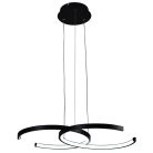LED Design függesztett lámpa 50W, 4200 lm, 3000K–6500K, 620x410 mm - J4300/B