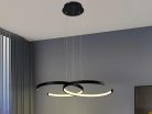 LED Design függesztett lámpa 50W, 4200 lm, 3000K–6500K, 620x410 mm - J4300/B