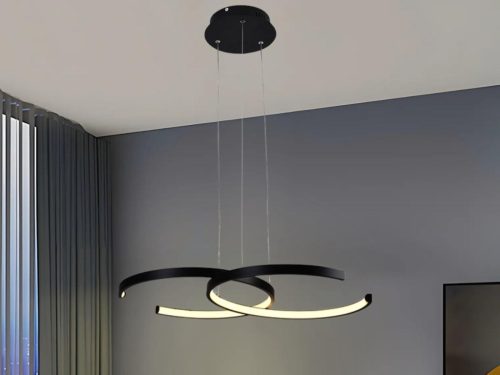 LED Design függesztett lámpa 50W, 4200 lm, 3000K–6500K, 620x410 mm - J4300/B