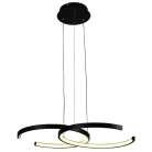 LED Design függesztett lámpa 50W, 4200 lm, 3000K–6500K, 620x410 mm - J4300/B