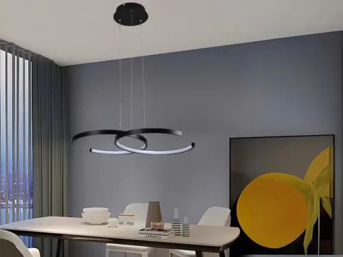 LED Design függesztett lámpa 50W, 4200 lm, 3000K–6500K, 620x410 mm - J4300/B