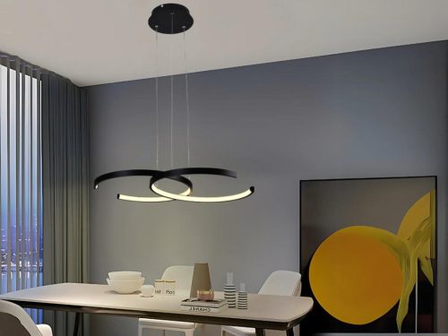 LED Design függesztett lámpa 50W, 4200 lm, 3000K–6500K, 620x410 mm - J4300/B