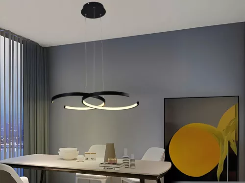 LED Design függesztett lámpa 50W, 4200 lm, 3000K–6500K, 620x410 mm - J4300/B