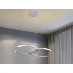   LED Design mennyezeti lámpa 50W, 4200 lm, 3000-6500K, fehér, IP20 - J4300/W