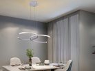LED Design mennyezeti lámpa 50W, 4200 lm, 3000-6500K, fehér, IP20 - J4300/W
